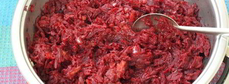 свекольная икра из вареной свеклы. Шаг 5