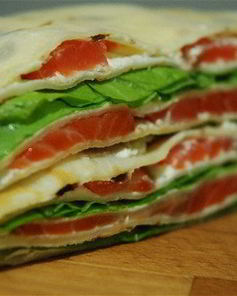 Блинные канапе