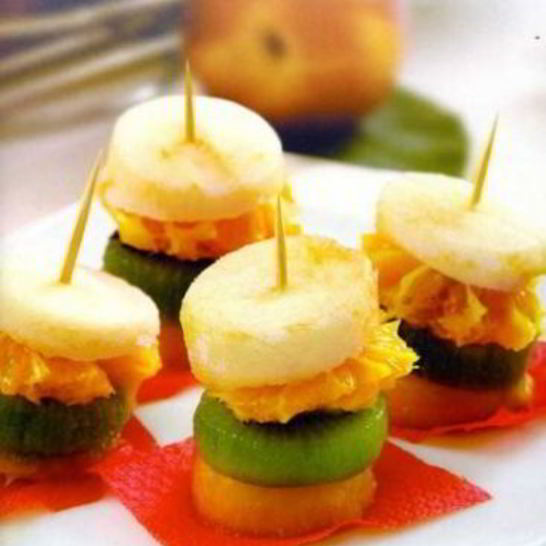 Рецепт фруктовых канапе