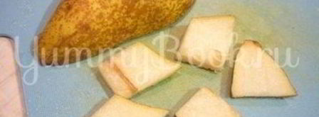 изящные канапе с грушей, ветчиной и сыром. Шаг 4