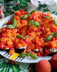 Канапе из баклажанов