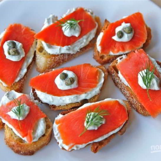 Рецепт канапе к празднику