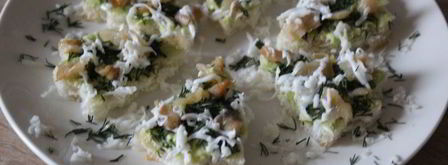 канапе новогодние елочки. Шаг 5