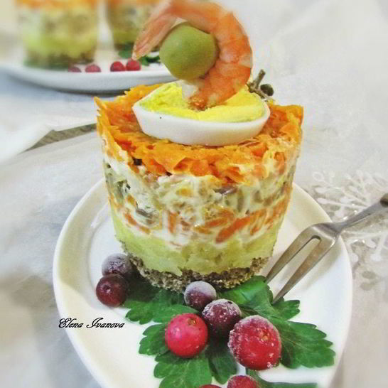 Рецепт канапе праздничного