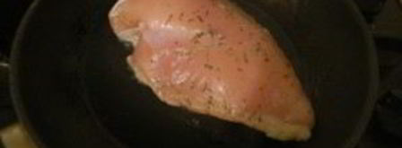 канапе с ананасами, курицей и апельсинами. Шаг 3