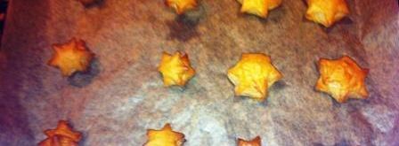 канапе звезды с лососем. Шаг 3