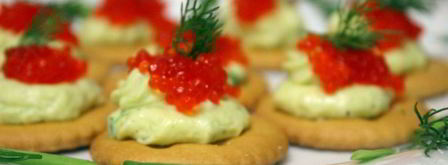 новогодние канапе на крекерах. Шаг 7