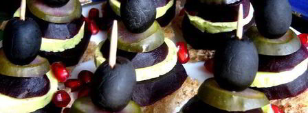 пикантные канапе из свеклы. Шаг 19