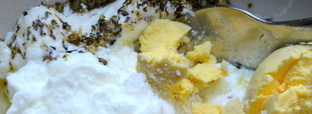 творожно-кальмарная паста для канапе. Шаг 4