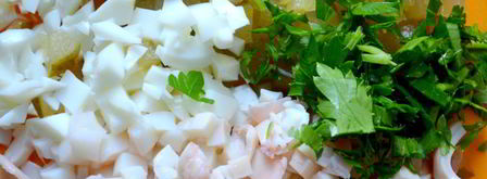 творожно-кальмарная паста для канапе. Шаг 5