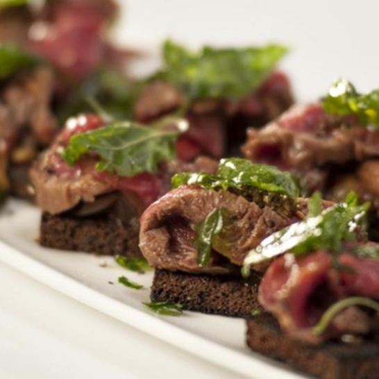 Рецепт карпачча из говядины в стиле татаки