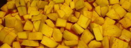 карри из баклажанов и картофеля. Шаг 9