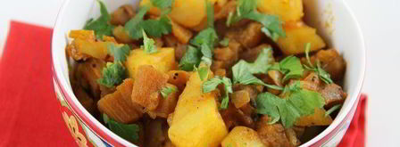 карри из баклажанов и картофеля. Шаг 11