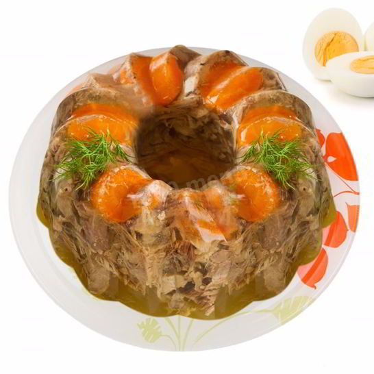 Рецепт холодца из куриных лапок с говядиной