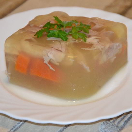 Рецепт холодца из курицы без желатина