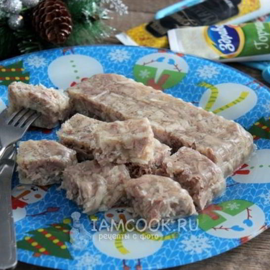 Рецепт холодца из свиной рульки и курицы