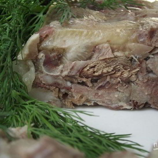 Рецепт холодца из свиной рульки