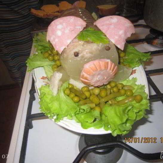 Рецепт холодца поросенок