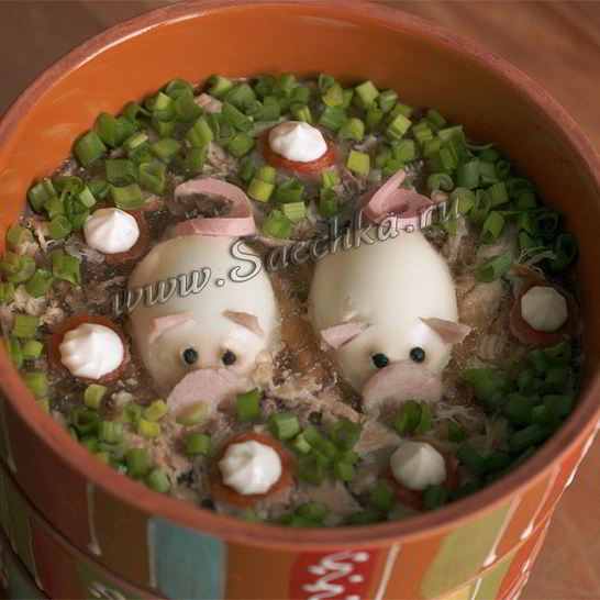 Рецепт холодца поросята