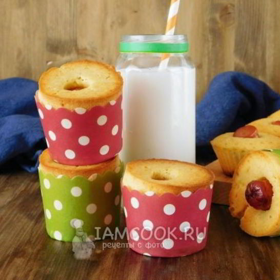 Рецепт кексов хот-дог