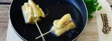 хот дог из картошки фри. Шаг 6