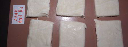 хот-дог из слоеного теста. Шаг 3