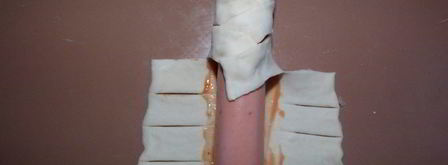 хот-дог из слоеного теста. Шаг 7