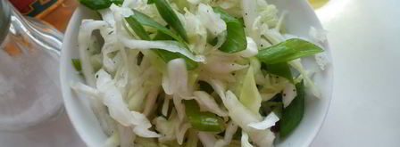 хот-дог с капустным салатом. Шаг 3