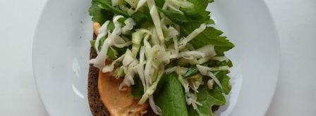 хот-дог с капустным салатом. Шаг 5