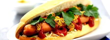 хот-дог с квашеной капустой. Шаг 10