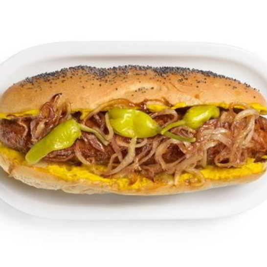 Рецепт хот-дога с жареным луком