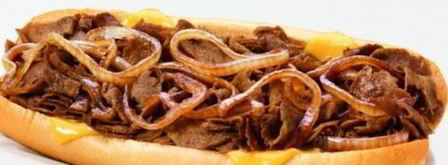 хот-дог с жареным луком. Шаг 8