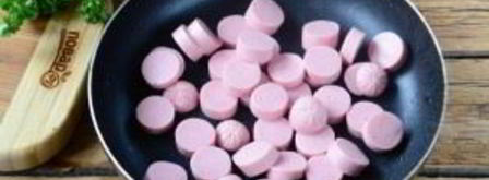 хот-дог в луковых колечках. Шаг 3