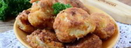 хот-дог в луковых колечках. Шаг 13