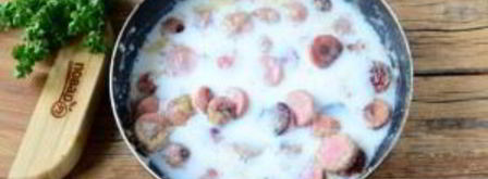 хот-дог в луковых колечках. Шаг 5