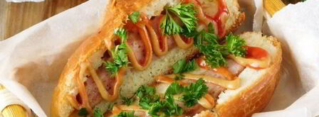 новогодний хот-дог с фаршем. Шаг 23