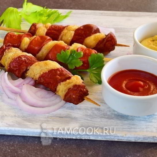 Рецепт слоеного хот-дога