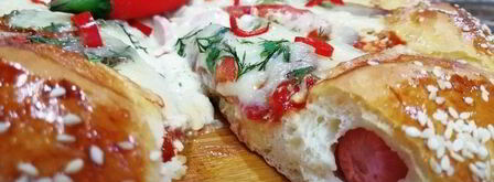 суперсырная хот-дог-пицца. Шаг 17