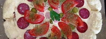 суперсырная хот-дог-пицца. Шаг 11