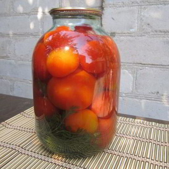 Рецепт маринованных помидоров с морковной ботвой