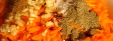 морковь по-корейски с луком. Шаг 12