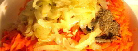 морковь по-корейски с луком. Шаг 13