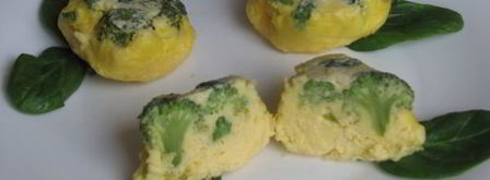 брокколи в сырном омлете с чесноком. Шаг 12