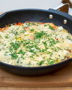 Фриттата с овощами и сыром