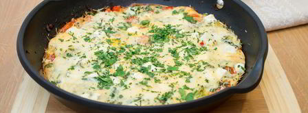 фриттата с овощами и сыром. Шаг 8