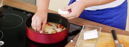 фриттата со сладким перцем и фетой. Шаг 10