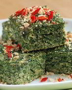 Кюкю с зеленью