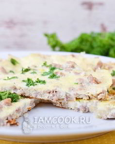 Омлет с фаршем по Дюкану