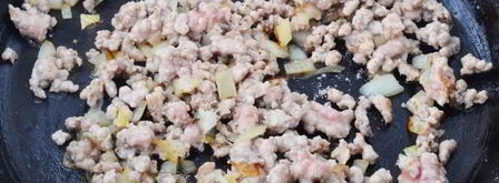 омлет с фаршем по дюкану. Шаг 5