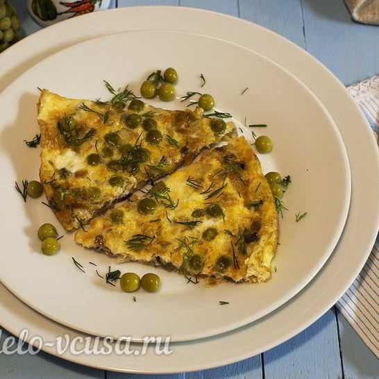 Рецепт омлета с грибами в духовке